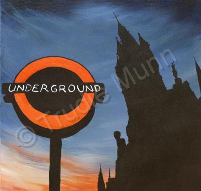 Skylines - Down The Tube - Acrylics