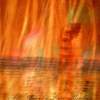 Fire Lake - 35Mm Film Photography - By Steve Bradney, Abstract Photography Artist