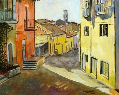 Landcityscapes - A Spot In Buccino - Acrylic On Canvas