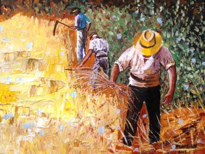 Figurative - Harvest - Acrylic On Paper