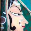 Bride - Enamel Painting Glasswork - By R Shankari Saravana Kumar, Reverse Glass Painting Glasswork Artist