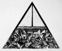 Attack On The World Trade Cent - Laurence Christopher Abel - Drypoint