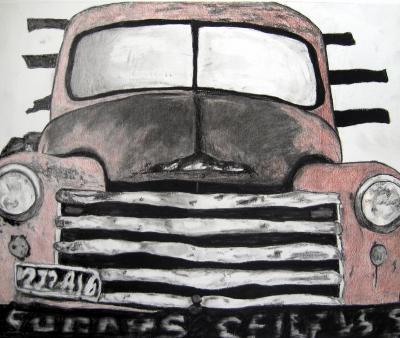 Old Trucks - Old Truck 1 - Mixed Media