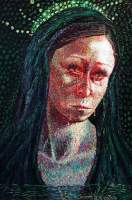 Family Members - Self As La Llorona - Oil On Canvas