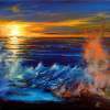 Dancing In The Sunset - Acrylic Paintings - By Kerry Wembridge  Ziernicki, Realism Painting Artist