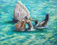 Light Snack - Acrylic Paintings - By Matthew Read, Traditional Painting Artist
