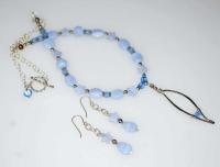 Blue Moon By Cats Eye Gems - Natural Gem Stones Jewelry - By Melanie Herridge, Hand Forged Sterling Silver Jewelry Artist