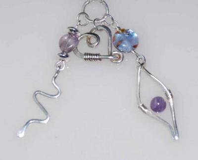 Cats Eye Gems - Charmed Amethyst By Cats Eye Gems - Sterling And Fine Silver