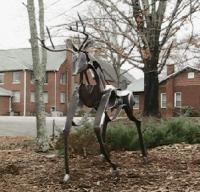 Sculpture - Standing Buck - Steel