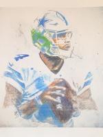 Dak Prescott - Pencil  Paper Drawings - By Steph Deskins, Traditional Drawing Artist