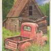 Farm Truck - Pencil  Paper Drawings - By Steph Deskins, Traditional Drawing Artist