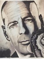 Die Hard - Pencil  Paper Drawings - By Steph Deskins, Traditional Drawing Artist