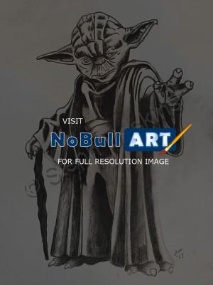 Tv  Movies - Yoda - Pencil  Paper