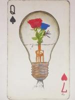 Lightbulb - Pencil  Paper Drawings - By Steph Deskins, Traditional Drawing Artist