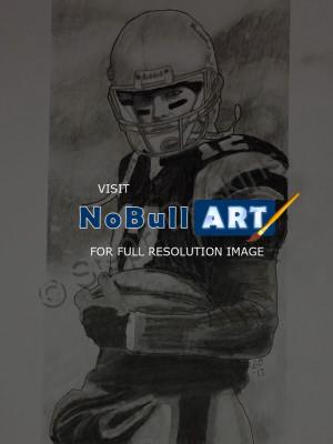 Athletes - Tom Brady - Pencil  Paper