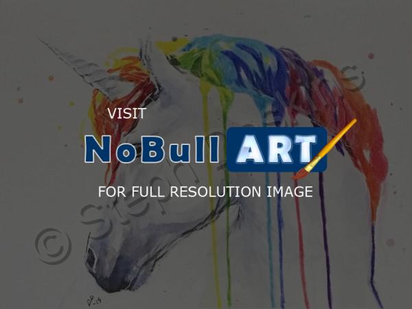 Animals - Rainbow Unicorn - Pencil  Paper