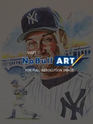 Athletes - Derek Jeter - The Captain - Pencil  Paper