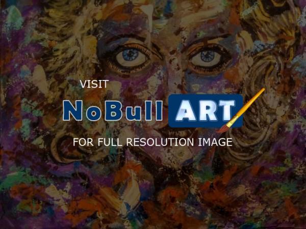 Abstract - Bette Davis Eyes - Acrylic On Canvas