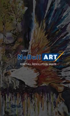 Abstract - As The Eagle Flies - Acrylic On Canvas