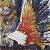 As The Eagle Flies - Acrylic On Canvas Paintings - By Joseph Cardinal, Abstract Painting Artist