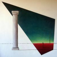Los Testigos Del Tiempo - Oil On Canvas Paintings - By Gustavo Boggia, Existentialist Painting Artist