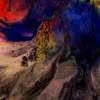 Another Planet - Watercolor Mixed Media - By Wayne Vander Jagt, Abstract Mixed Media Artist