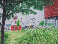 Douglas Saugatuck Michigan - Watercolor Paintings - By Wayne Vander Jagt, Impressionistic Painting Artist