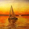 Dream Boat - Watercolor Paintings - By Wayne Vander Jagt, Impressionistic Painting Artist