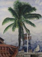 House Of Refuge Florida - Watercolor Paintings - By Wayne Vander Jagt, Impressionistic Painting Artist