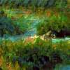 River - Watercolor Mixed Media - By Wayne Vander Jagt, Abstract Mixed Media Artist