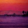 Sunrise At Sandsprit Park Florida - Watercolor Paintings - By Wayne Vander Jagt, Impressionistic Painting Artist