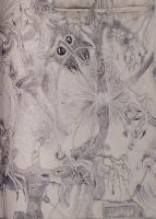 Images For The Blind - Tree Bird - Ink On Paper