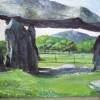 Pentre Ifan And Magic Mountain - Acrylics Paintings - By Ray Brooks, Realistic Painting Artist