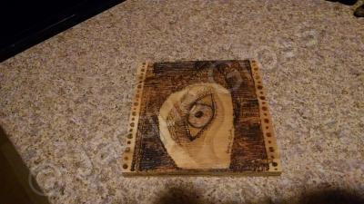 Inspire - Eye - Wood Burning