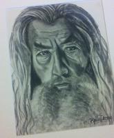 Gandalf - Add New Artwork Medium Drawings - By Karlee Patton, Fantasy Drawing Artist