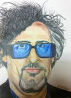 Pencil - Tim Burton Fanart - Colored Pencil