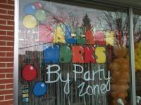 Balloon Works - Paint Paintings - By Karlee Patton, Window Paintings Painting Artist