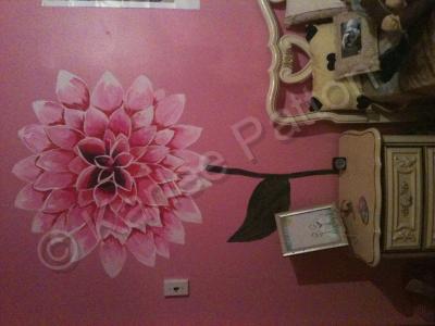 Wall Murals - Flower Wall Mural - Paint