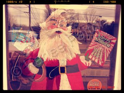 Windows - Santa Claus Lottery Window - Paint