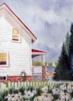 One Morning In Maine - Watercolor Paintings - By Freddie Combs, Realistic Painting Artist