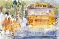 Rainy Days And Mondays - Watercolor Paintings - By Freddie Combs, Realistic Painting Artist
