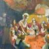 Birthday - Acrylic On Wood Panel Paintings - By Ursula Oberholzer-Zerges, Figurative Painting Artist