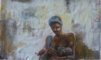 People - Ebola 14 - Acrylic Paint On Canvas
