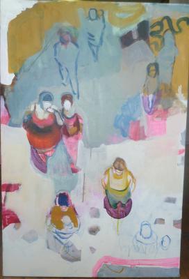 People - Ice Cream - Acrylic Paint On Canvas