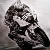 James Toseland Tech 3 Yamaha - Graphite Pencil Drawings - By David Budd, Realism Drawing Artist