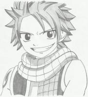 Natsu Dragneel - Mechanical Pencil Drawings - By Kaname Kaname, Traditional Drawing Artist