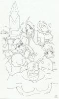 Full Metal Alchemist Chibi - Mechanical Pencil Drawings - By Kaname Kaname, Traditional Drawing Artist