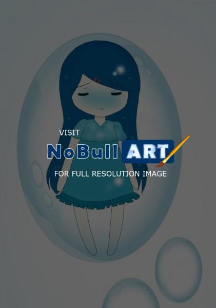 Digital - Blue Sick Bubble - Paint Tool Sai