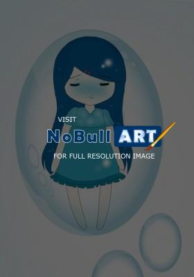 Digital - Blue Sick Bubble - Paint Tool Sai