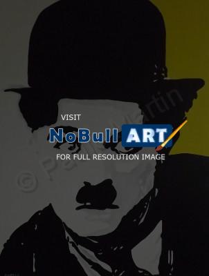 Portrait - Charlie Chaplin - Acrylic